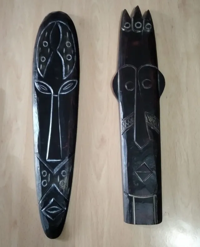 Máscaras Africanas de Madera Tallada