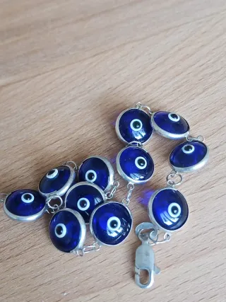 Braccialetto Argento 925 Occhio di Nazar
