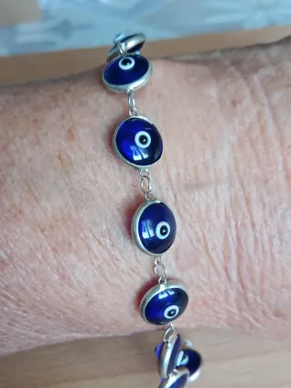 Braccialetto Argento 925 Occhio di Nazar