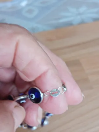 Braccialetto Argento 925 Occhio di Nazar
