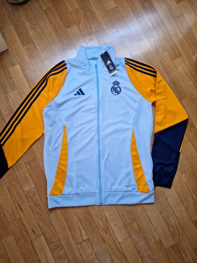 Chaqueta Real Madrid Adidas Azul Naranja