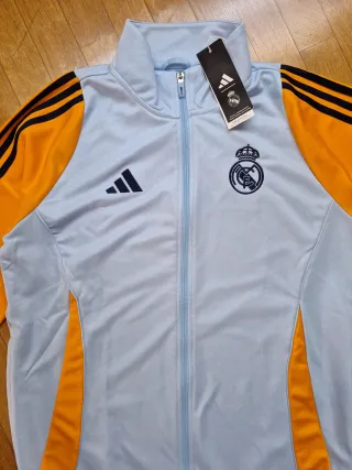 Chaqueta Real Madrid Adidas Azul Naranja