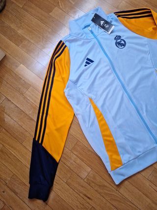 Chaqueta Real Madrid Adidas Azul Naranja