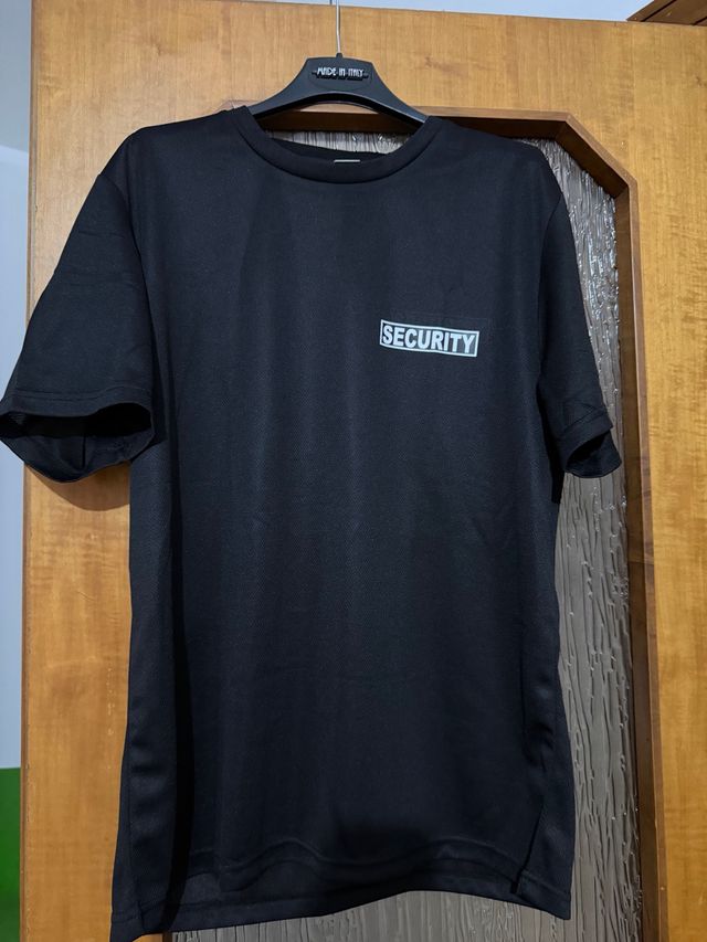 Maglietta nera SECURITY