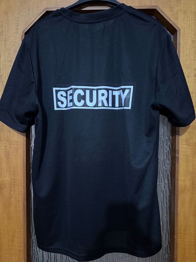 Maglietta nera SECURITY