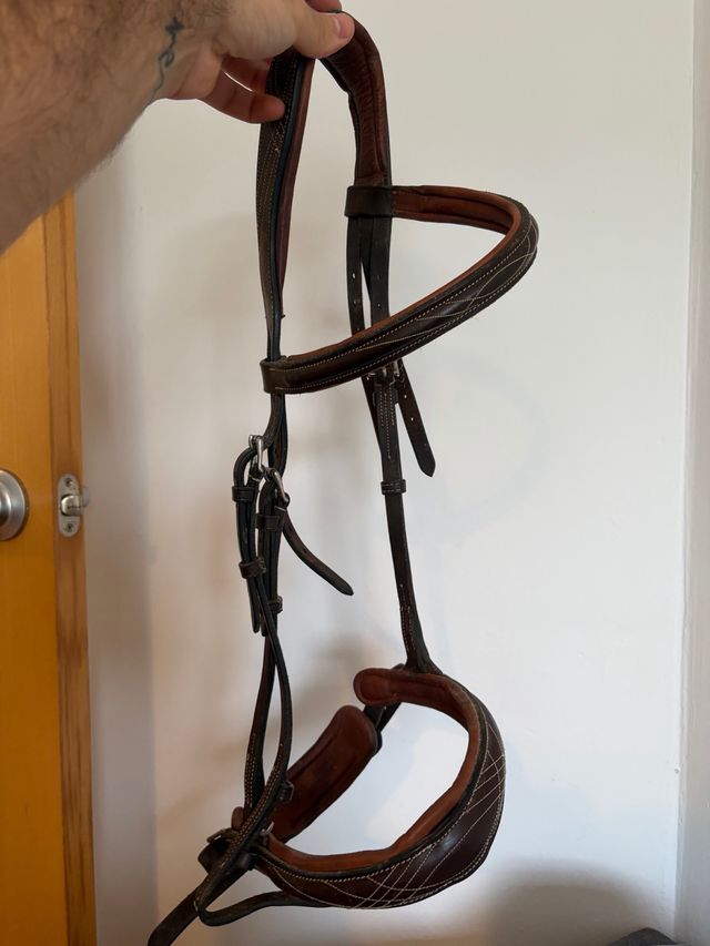 Cabezada Brida Marrón Caballo
