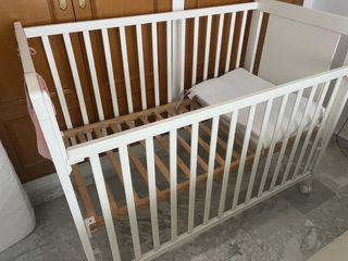 Cuna TRAMA Blanca