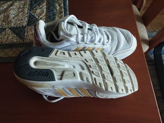 Zapatillas Adidas Hombre Blancas y Amarillas
