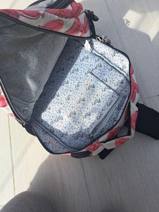Mochila escolar con estampado de globos
