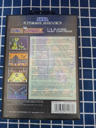 MEGADRIVE SONIC SPINBALL 