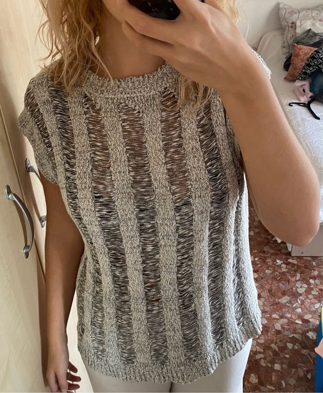 Chaleco Lefties gris talla M