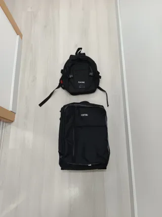 Maleta y mochila Catai Negra