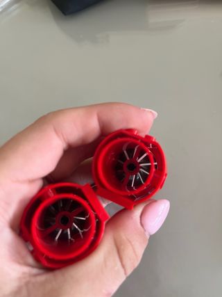 2 Motores de Avión Lego Rojos