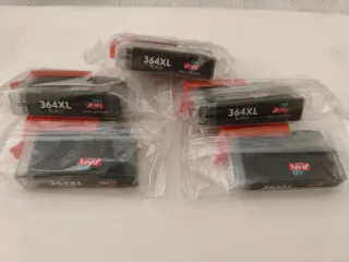 Lote 5 cartuchos HP 364XL Negro compatibles