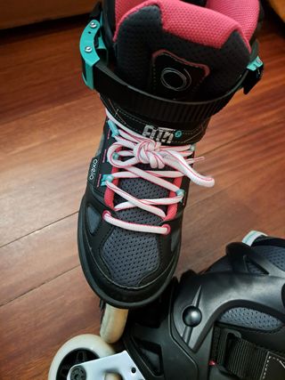 Patines Oxelo Talla 38-41 + Bolsa y Protecciones