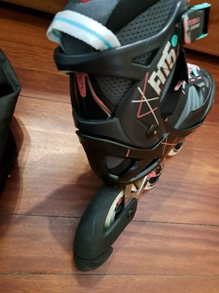 Patines Oxelo Talla 38-41 + Bolsa y Protecciones