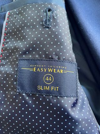 Traje azul El Corte Inglés EASY WEAR