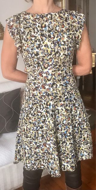 Abito Reiss in seta multicolor 