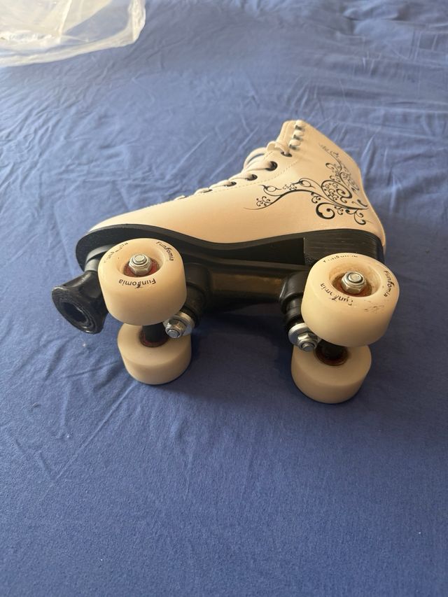 Patines Disco Funtomia Blancos 4 Ruedas