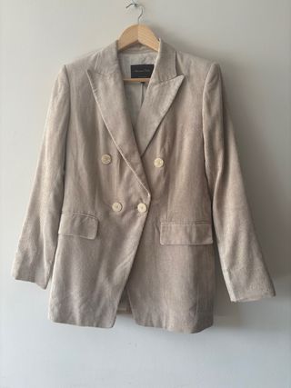 Traje chaqueta Pana Massimo Dutti Talla 36