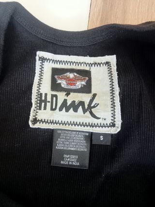 Camiseta Harley Davidson Alas Negra