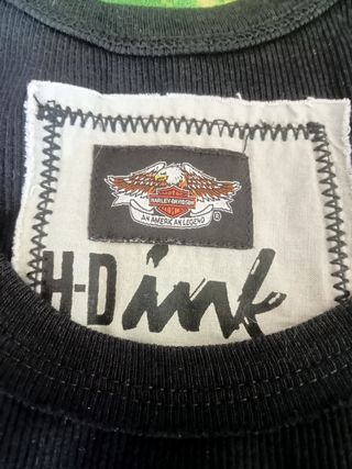 Camiseta Harley Davidson Alas Negra