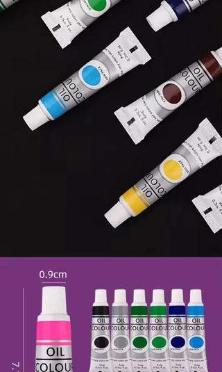 Xin Bowen 12 colori pittura ad olio 9ml
