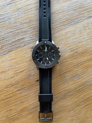 Reloj Fossil BQ2711 Negro/Plata 50m