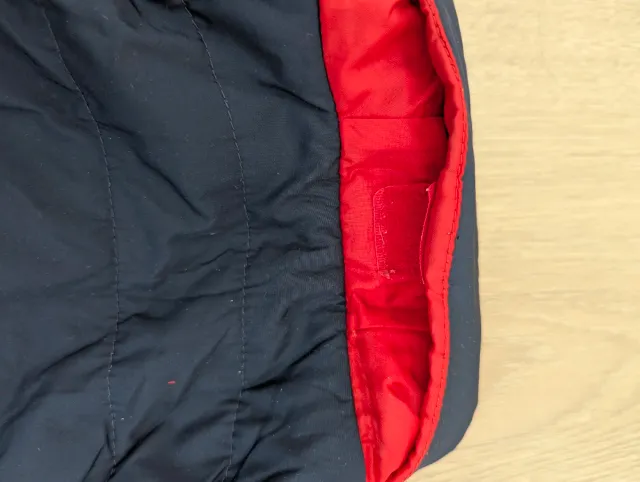 Chaleco bebé azul y rojo 18-24meses