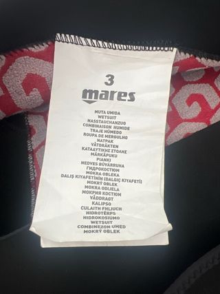 Traje de buceo semiseco Mares