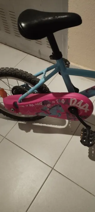 Bicicleta infantil rosa
