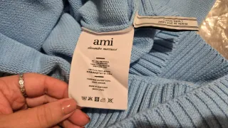 Sweatshirt / Camisola Ami Paris Azul Tam L