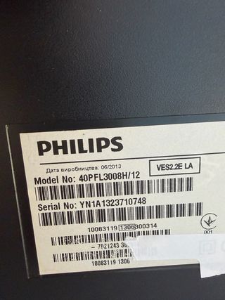 Television PHILIPS 40 pulgadas (Segunda mano)