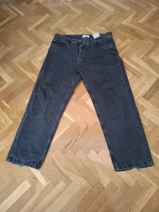 Pantalón vaquero gris Pull&Bear