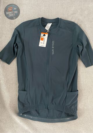 Maillot Van Rysel Verde Oscuro Talla M