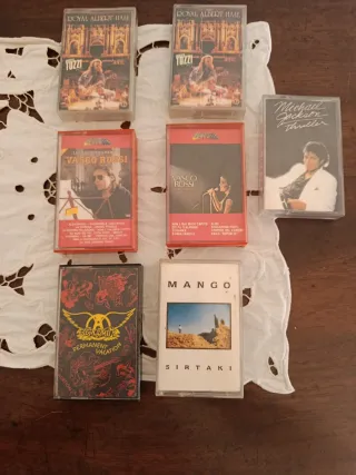 Cassette Vasco Rossi, Michael Jackson, Tozzi, Mang