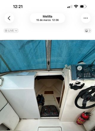 Embarcación con pantalán incluido