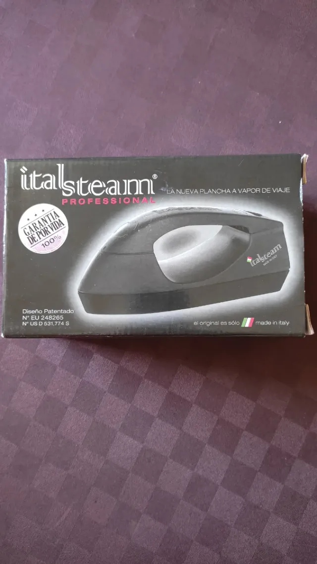 Plancha de vapor de viaje Italsteami
