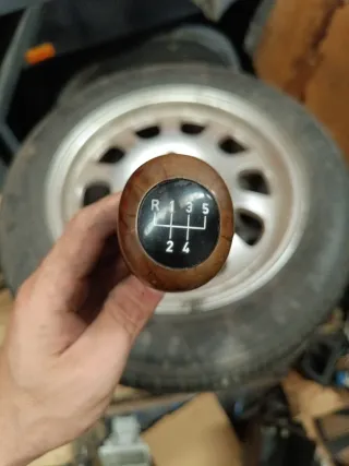 Pomo Palanca Cambios BMW Clásico Madera