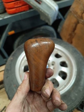 Pomo Palanca Cambios BMW Clásico Madera