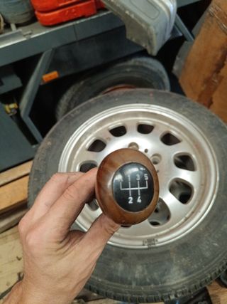 Pomo Palanca Cambios BMW Clásico Madera