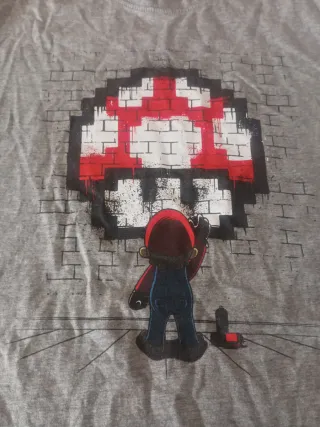 Camiseta Mario Bross Graffiti