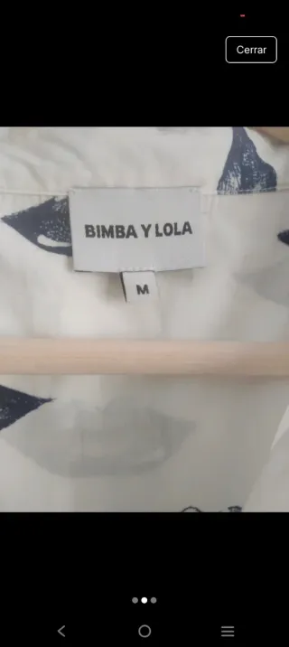 Bimba y Lola Blusa sin mangas estampado labios