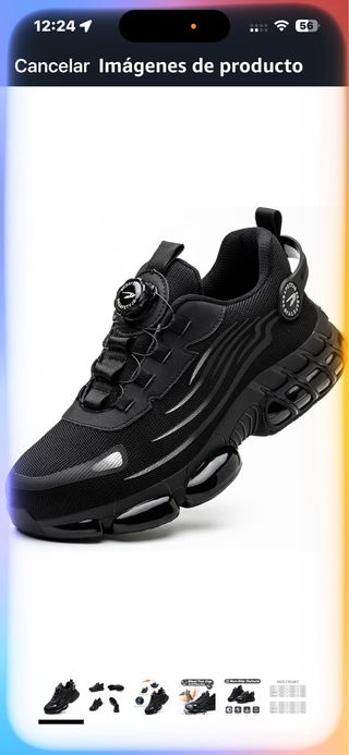 Zapatos de seguridad negros