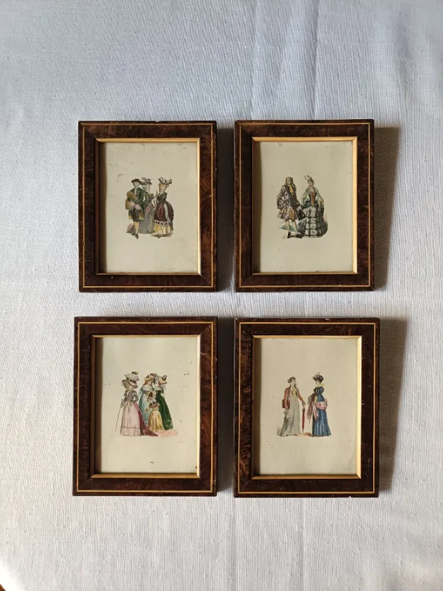4 Láminas moda histórica