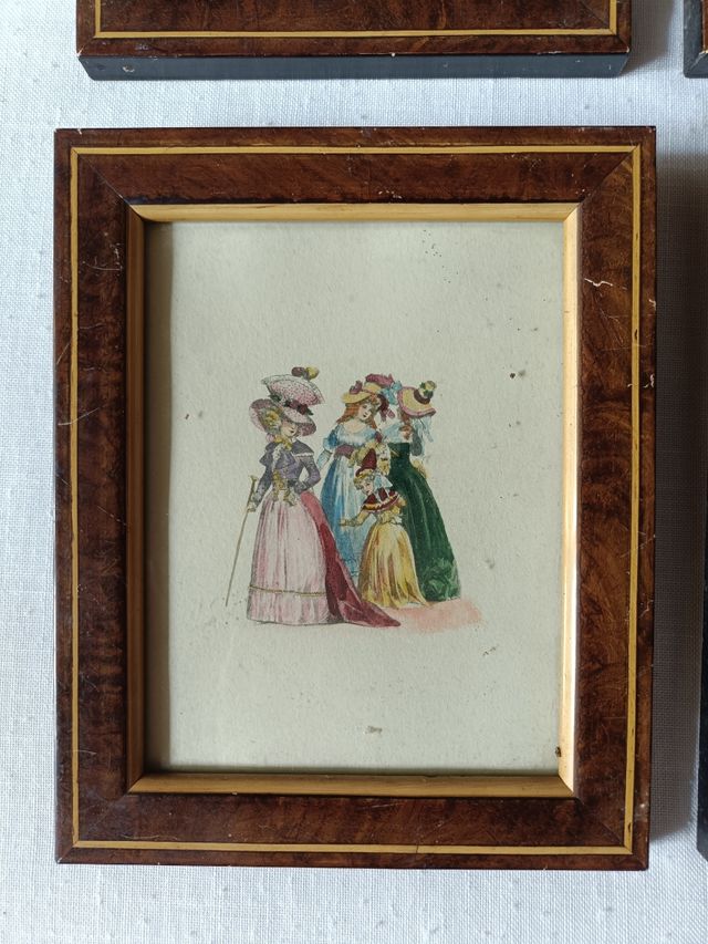 4 Láminas moda histórica