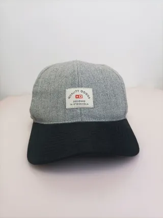 Gorra Old School Gris y Negra
