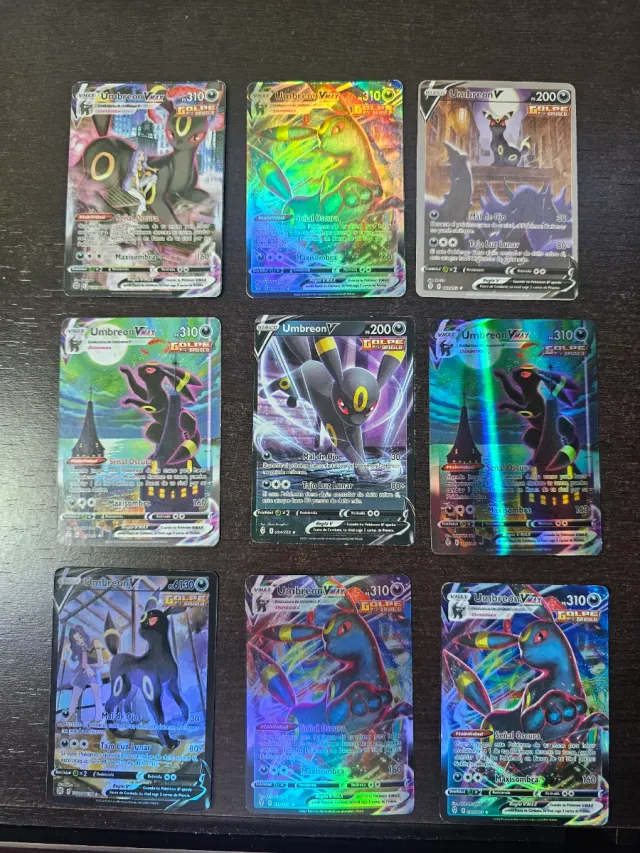 Cartas Pokémon Umbreon V/Vmax