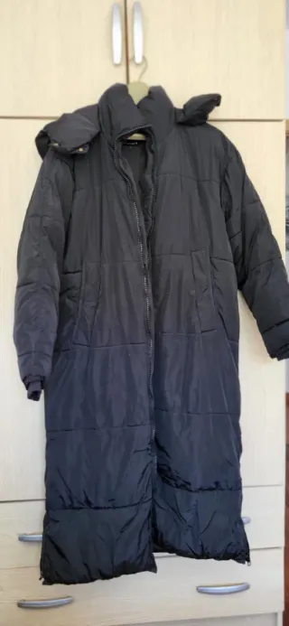 Abrigo acolchado largo Zara oversize