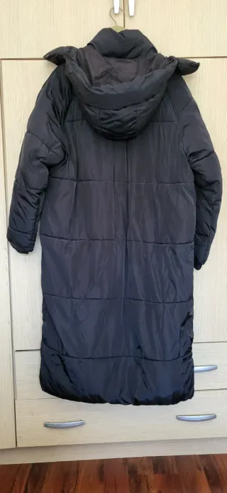 Abrigo acolchado largo Zara oversize